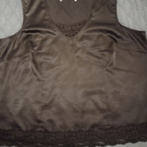 Polyester blouse, looks and feels like satin.
